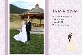結婚の写真テンプレート photo templates 結婚のお知らせ-ロマンチック
